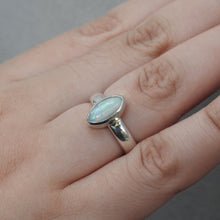 Load image into Gallery viewer, Mintabie Solid Multi-Color Opal Sterling Silver Ring