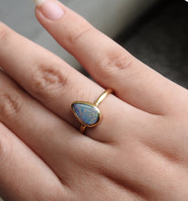 Load image into Gallery viewer, LIGHTNING RIDGE OPAL RING