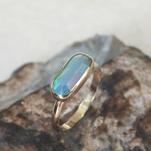Load image into Gallery viewer, LIGHTNING RIDGE OPAL RING
