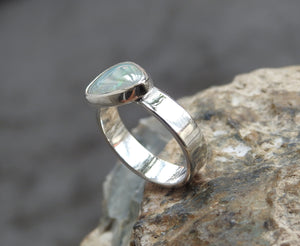 Mintabie Opal Ring