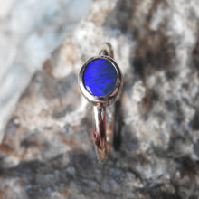 Load image into Gallery viewer, AUSTRALIAN BLACK OPAL RING