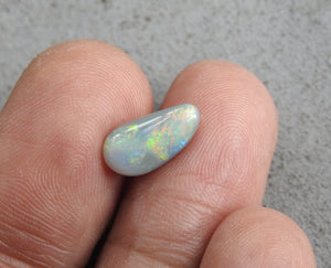 Lightning Ridge Natural Solid Opal with Multi-Color Fires.