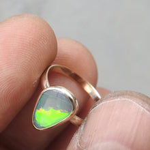 Load image into Gallery viewer, LIGHTNING RIDGE OPAL RING