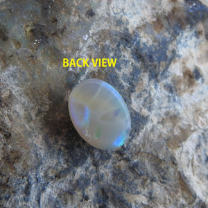 Lightning Ridge Solid Natural Opal with Green Blue Colors.