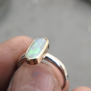 LIGHTNING RIDGE OPAL RING