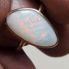 Load image into Gallery viewer, WHITE OPAL RING