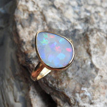 Load image into Gallery viewer, LIGHTNING RIDGE OPAL RING