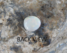 Load image into Gallery viewer, Natural Lightning Ridge Solid Polished White Opal with Multi-Color Fires.