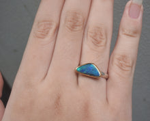 Load image into Gallery viewer, BLACK OPAL RING