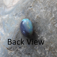 Load image into Gallery viewer, Lightning Ridge Solid Black Opal with Green Blue Yellow Colors.