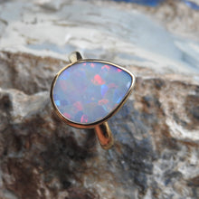 Load image into Gallery viewer, LIGHTNING RIDGE OPAL RING