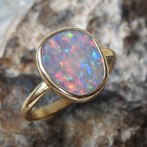 AUSTRALIAN OPAL RING